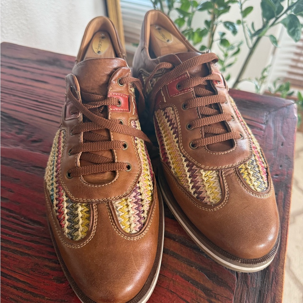 Galizio Torresi Brown Leather Men's Shoes made in Italy!